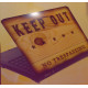 Keep out/no trespassing laptop cover skin